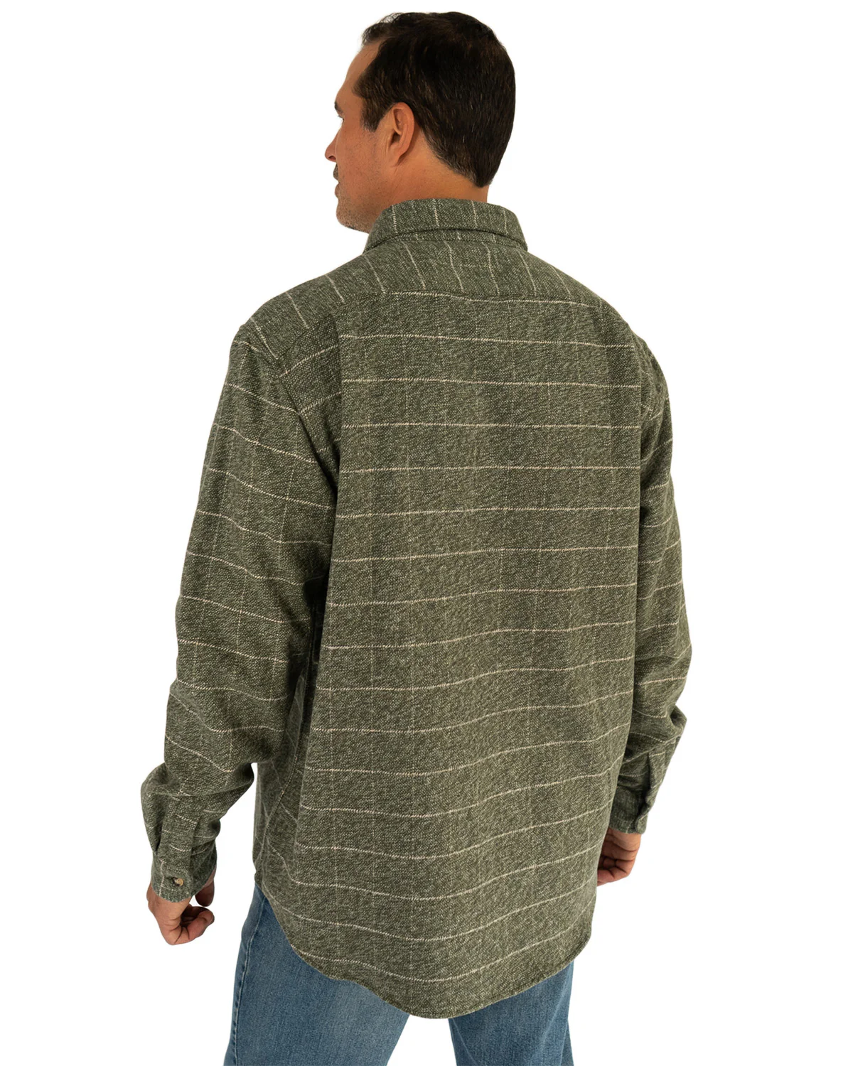 Relaxed Flannel, Moss - Image 4