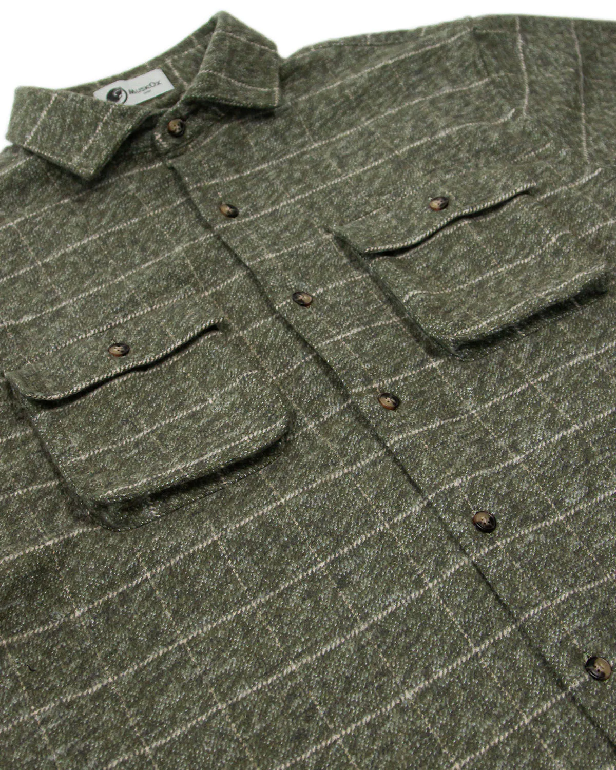 Relaxed Flannel, Moss - Image 9