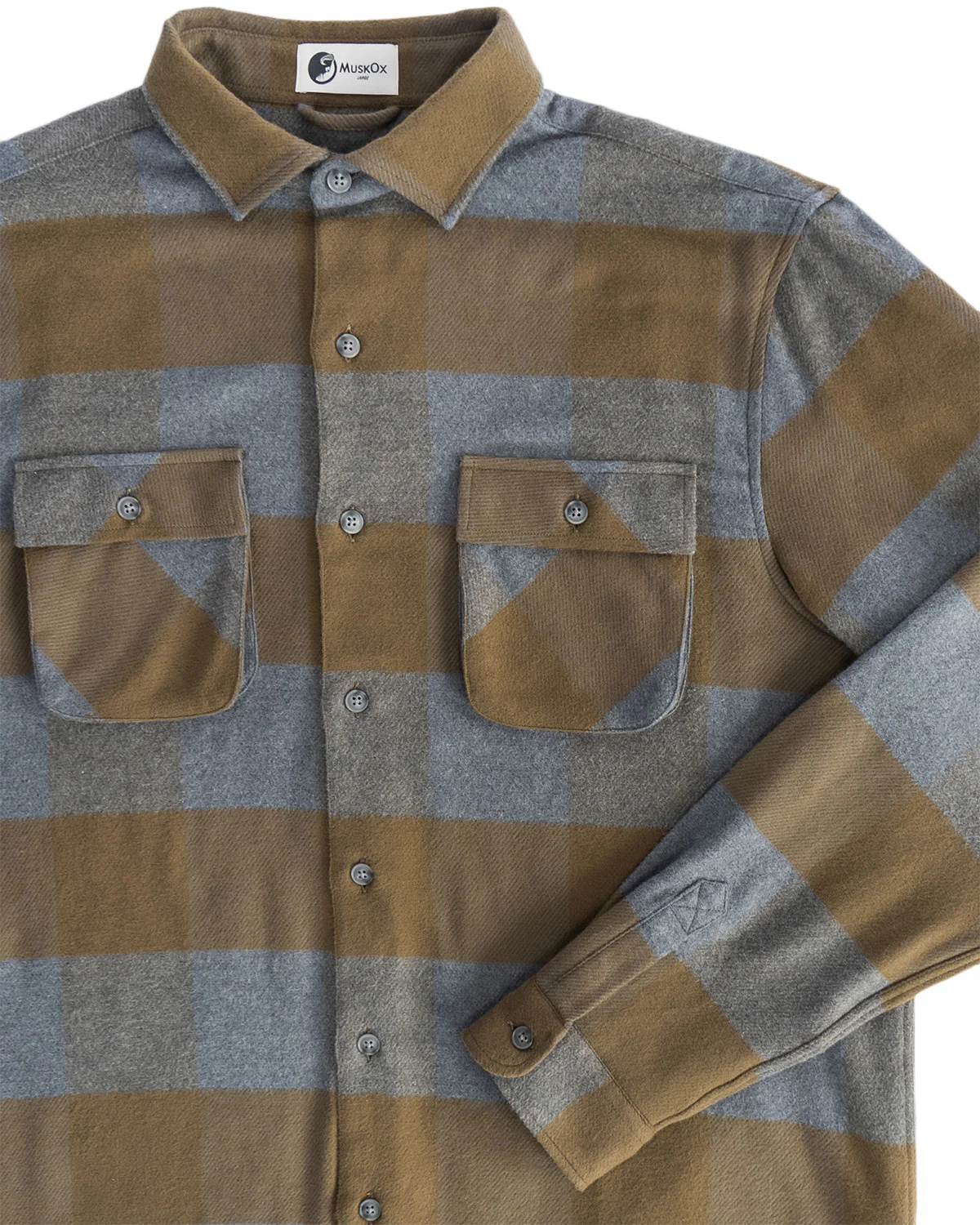 Relaxed Flannel, Caper Green - Image 11