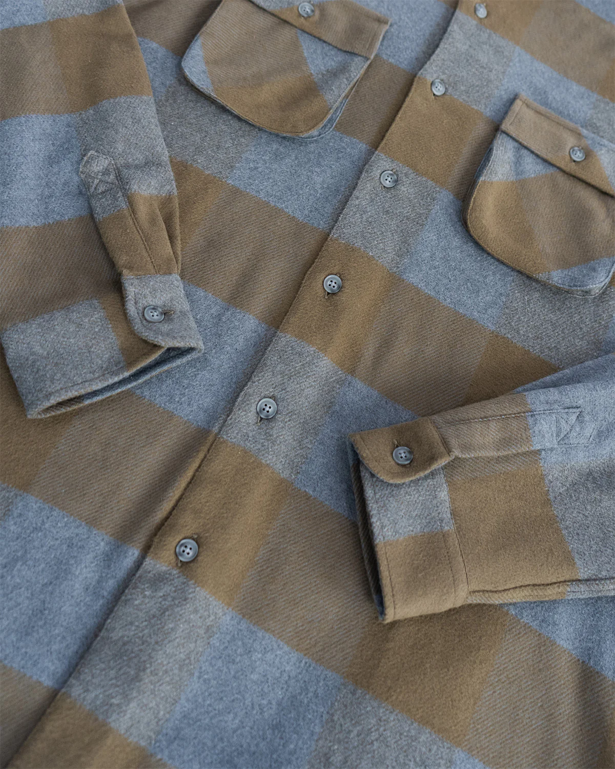 Relaxed Flannel, Caper Green - Image 12
