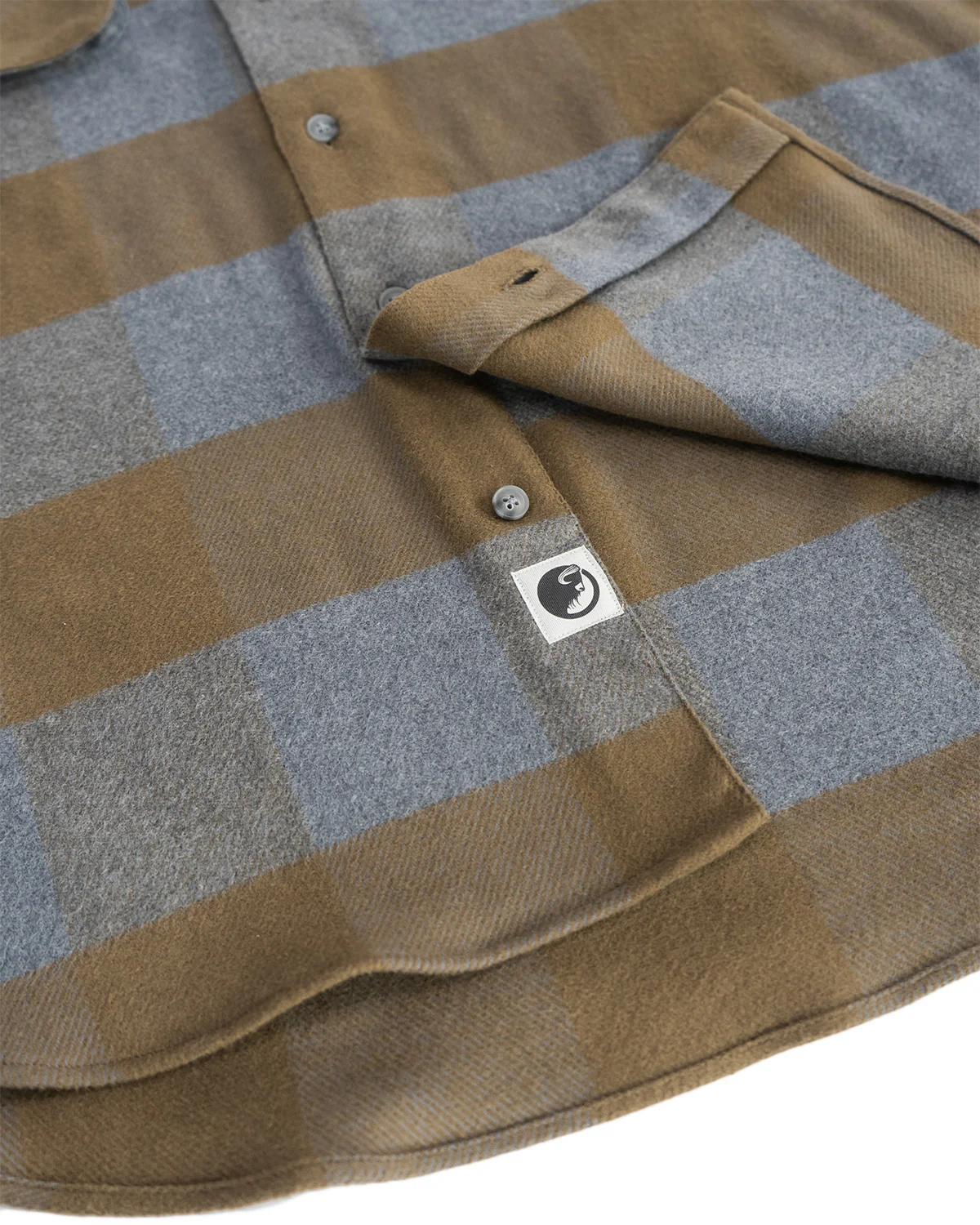Relaxed Flannel, Caper Green - Image 13