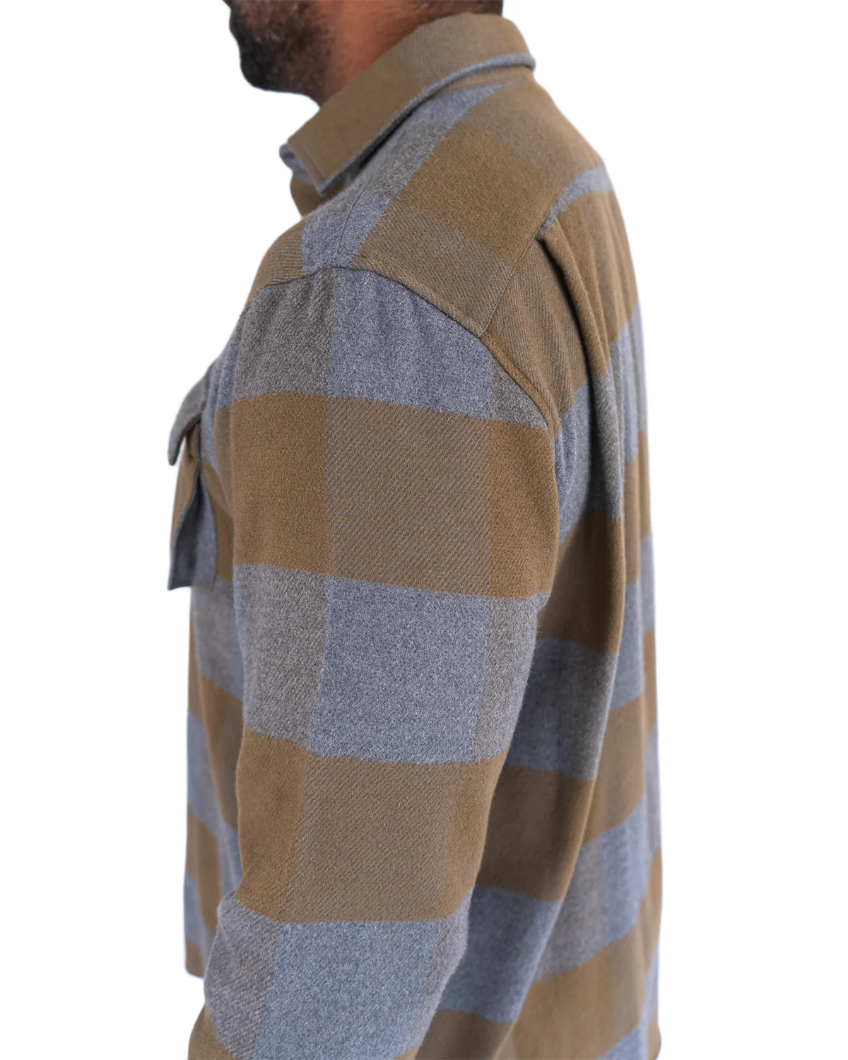 Relaxed Flannel, Caper Green - Image 9