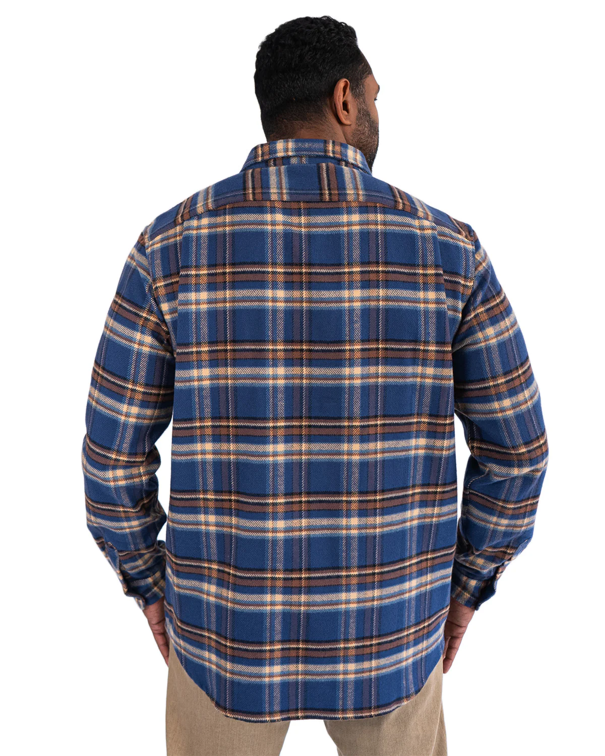 Relaxed Flannel, Pecan Plaid - Image 5