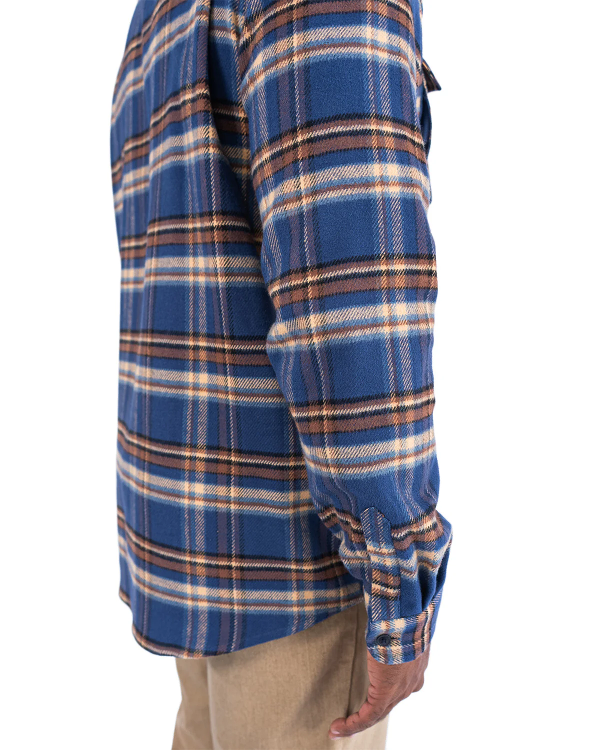 Relaxed Flannel, Pecan Plaid - Image 6
