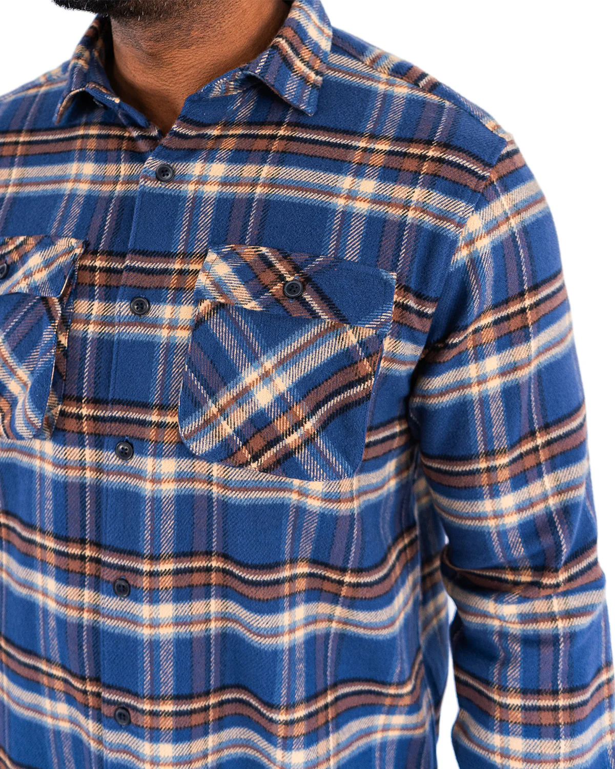 Relaxed Flannel, Pecan Plaid - Image 7