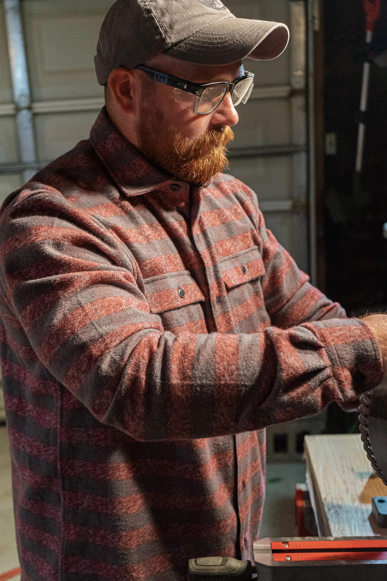 Relaxed Flannel, Burgundy - Image 16