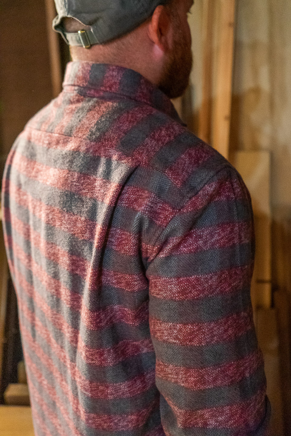 Relaxed Flannel, Burgundy - Image 17