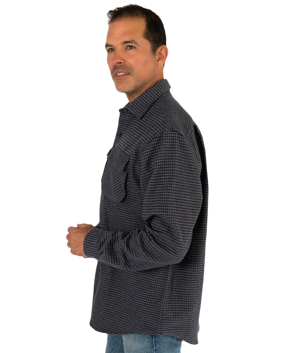 Relaxed Flannel, Charcoal - Image 5