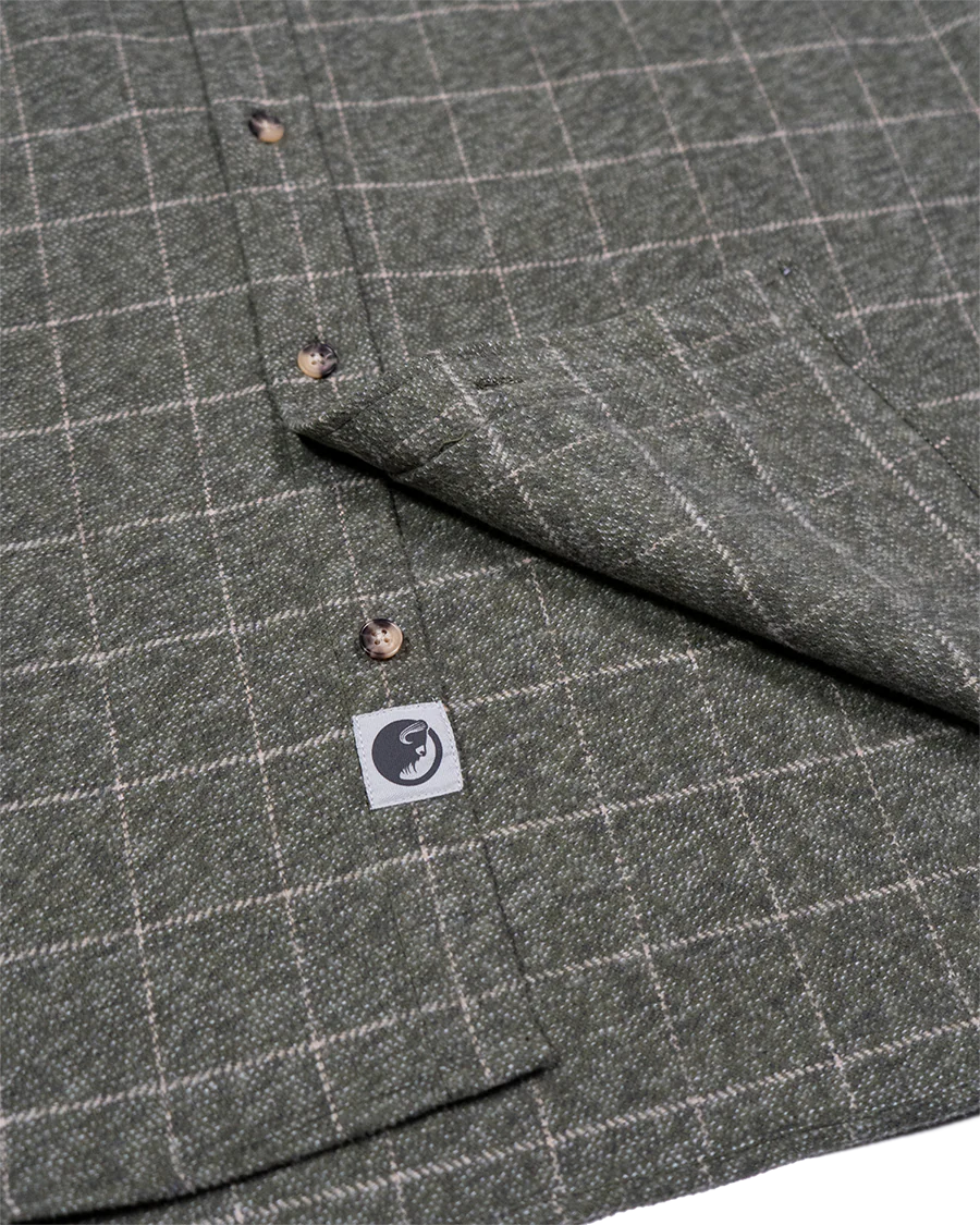 Grand Flannel, Moss Green - Image 4