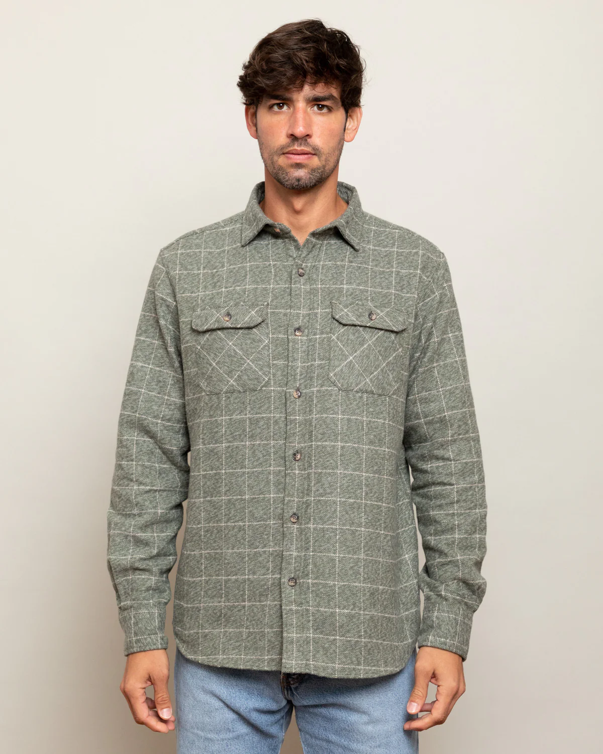 Grand Flannel, Moss Green - Image 7