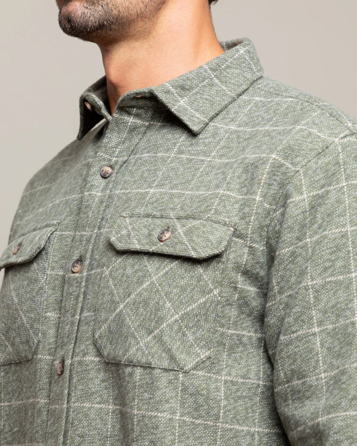 Grand Flannel, Moss Green - Image 8